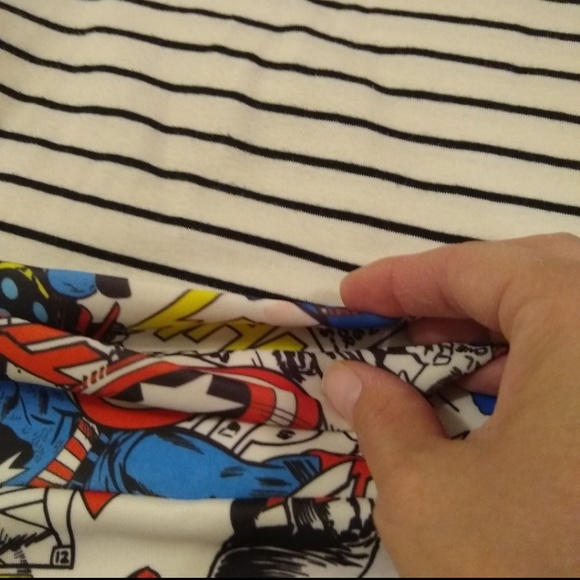 BNWT Hot Topic Marvel Con Mini Skirt - Picture 5 of 7